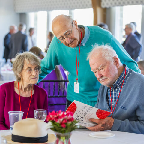 Three retired faculty exploring the 